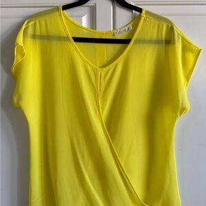 a'gaci Bright Yellow Blouse